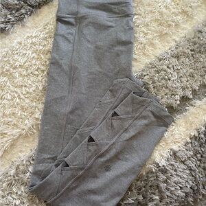 Athleta Gray Leggings Comfortable Casual